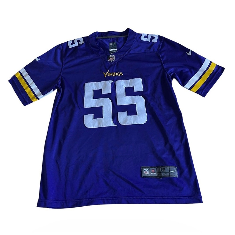 Nike Za'Darius Smith #55 Minnesota Vikings NFL Purple Football Jersey Small